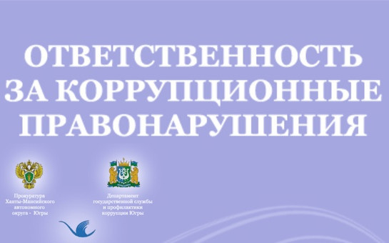 Ответственность за коррупционные правонарушения